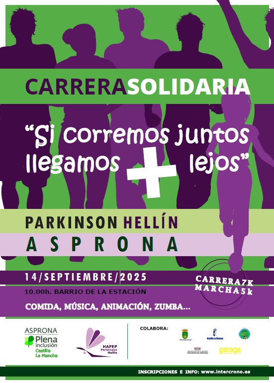 INTERCRONO: CARRERA SOLIDARIA «SI CORREMOS JUNTOS LLEGAMOS + LEJOS» (14.09.2025)